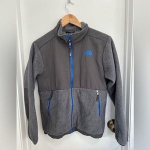 The North Face Kids Jacket - Gray with Blue Accents